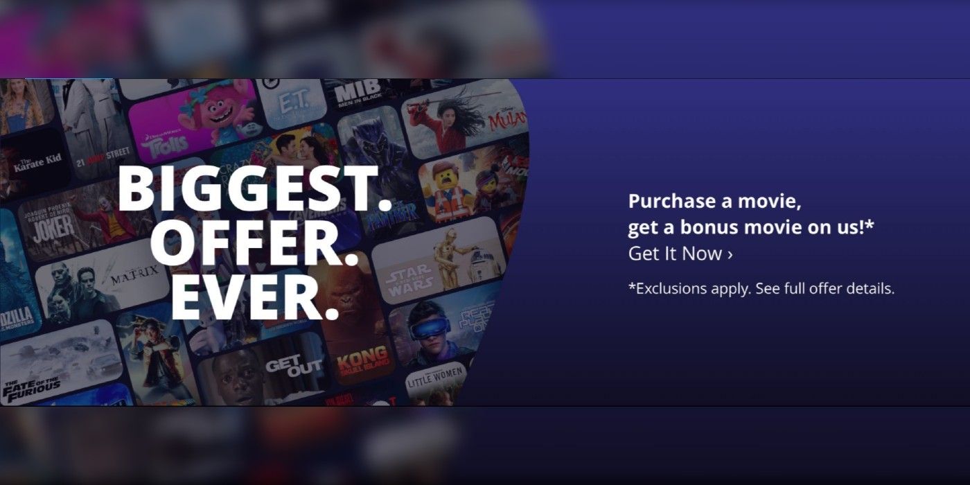 Movies Anywhere Biggest Offer Ever