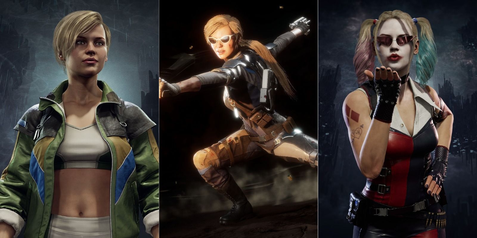 Multiple variations for Cassie Cage in Mortal Kombat 11