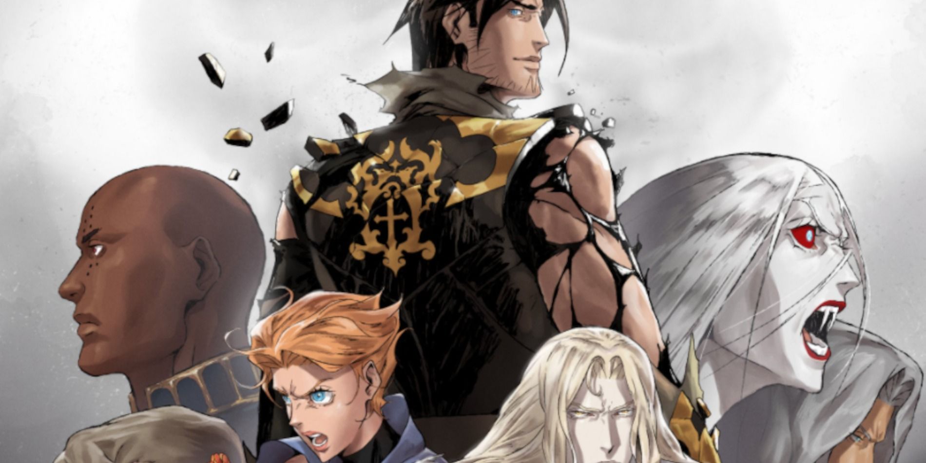 Characters from the upcoming fourth season of the Castlevania Netflix anime.