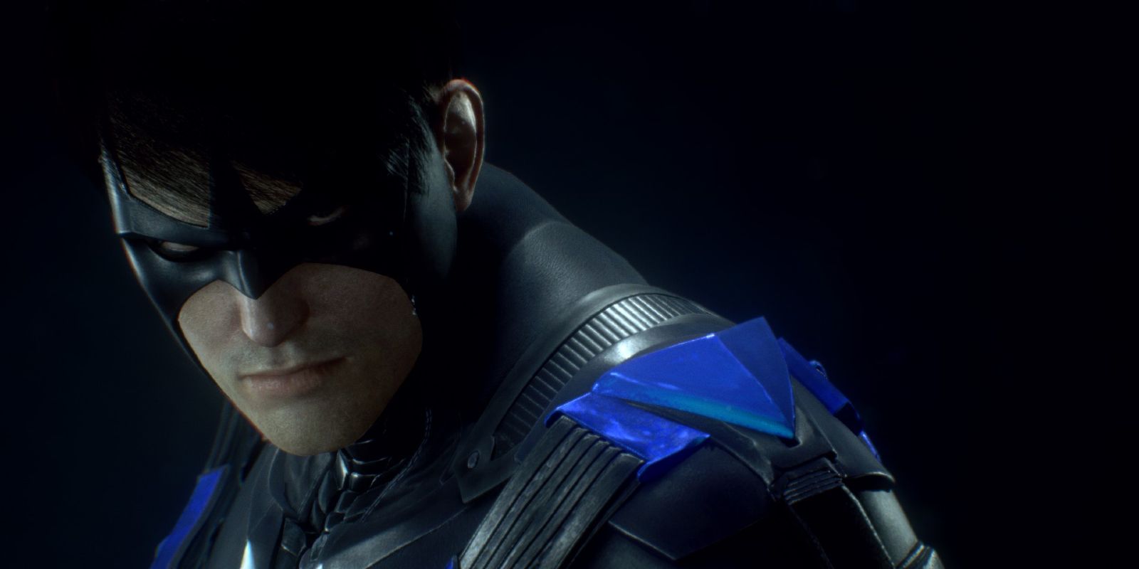 Nightwing Standing In The Shadows - Batman Arkham Knight
