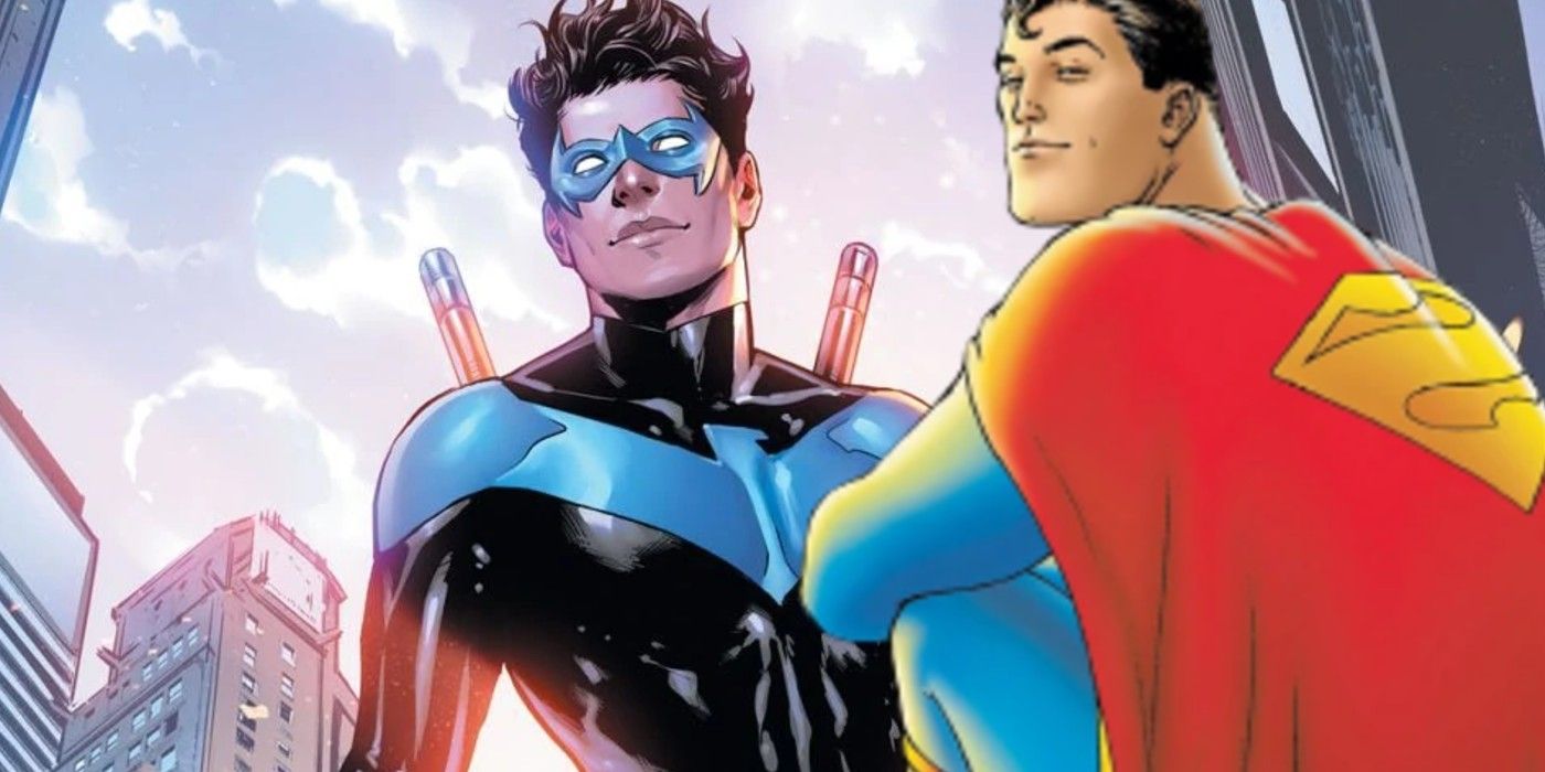 Young Nightwing (left) and All-Star Superman (right from DC Comics.