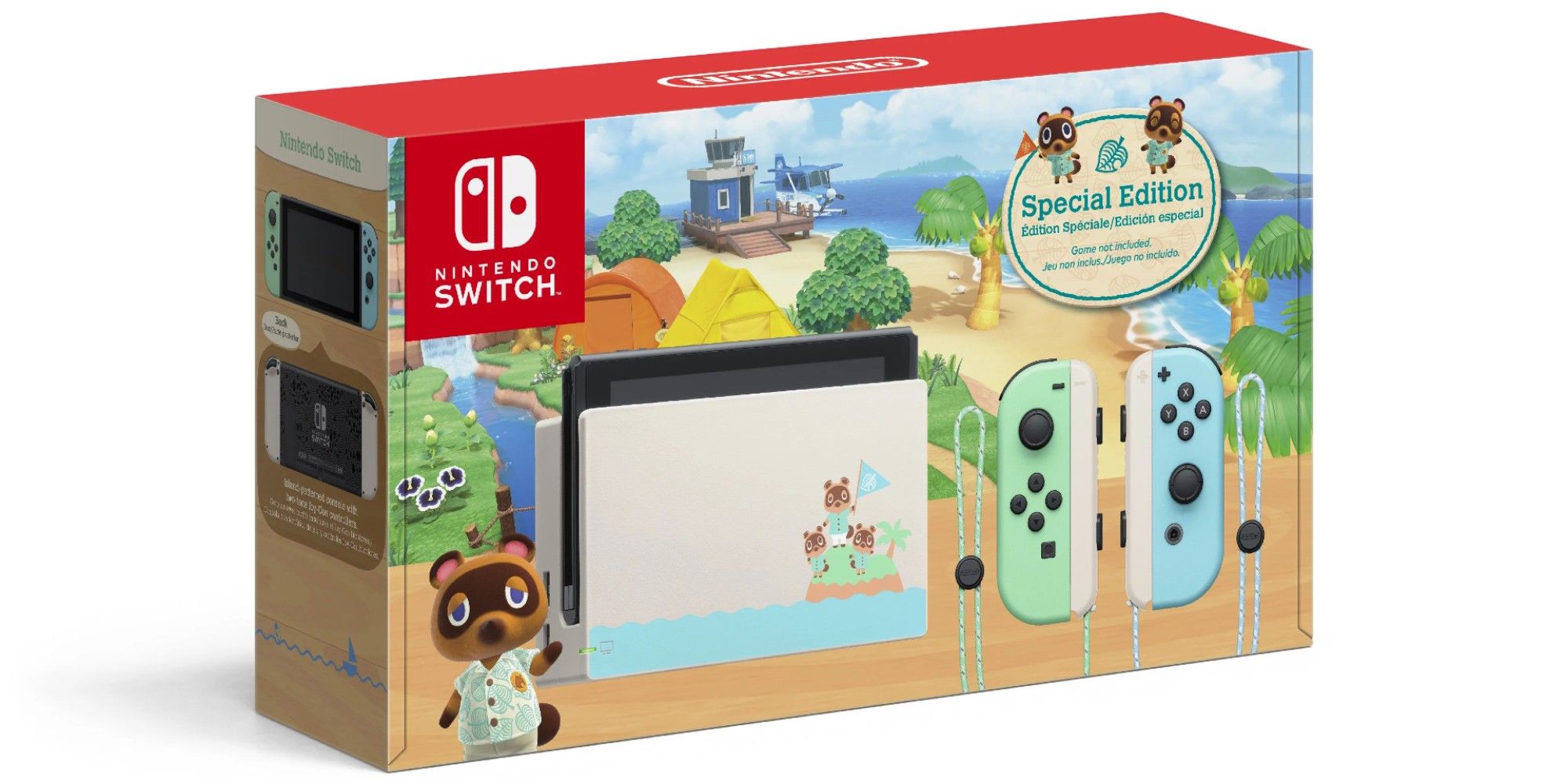 Nintendo Switch Animal Crossing New Horizons Box