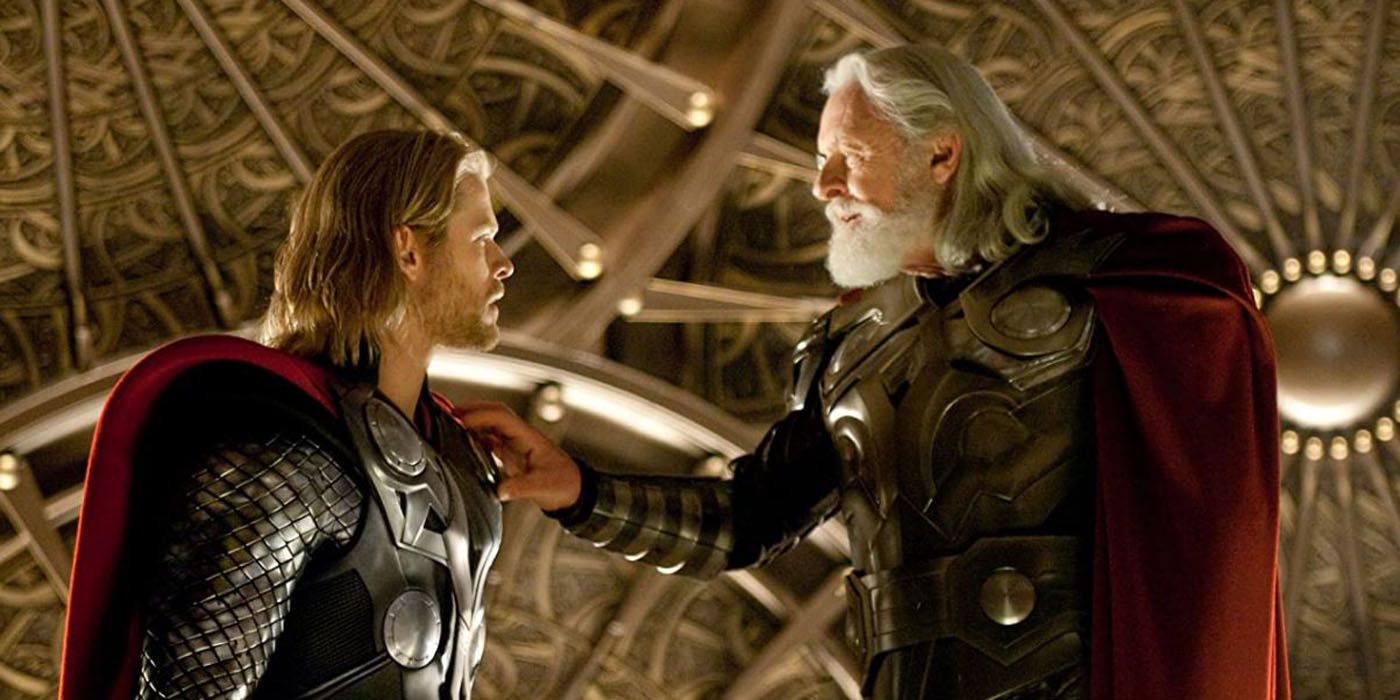 Odin speaking to Thor.
