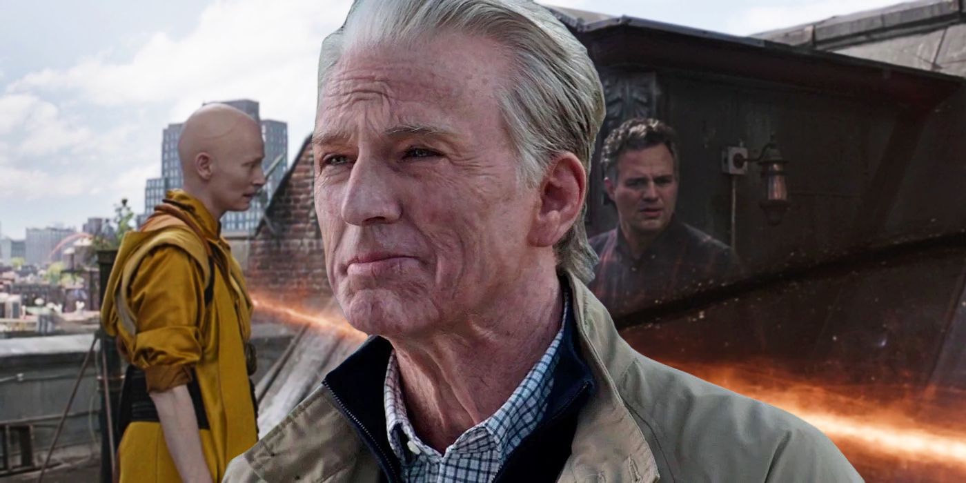 Old Captain America in Avengers Endgame with Branched Timeline