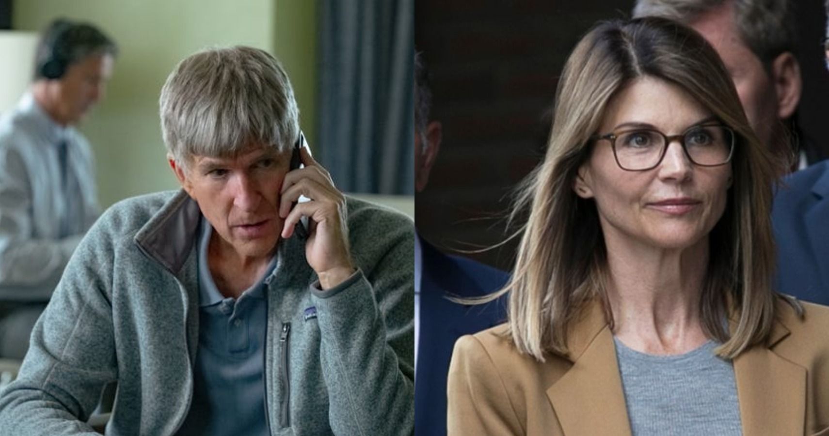 Two images from Operation Varsity Blues The College Admissions Scandal