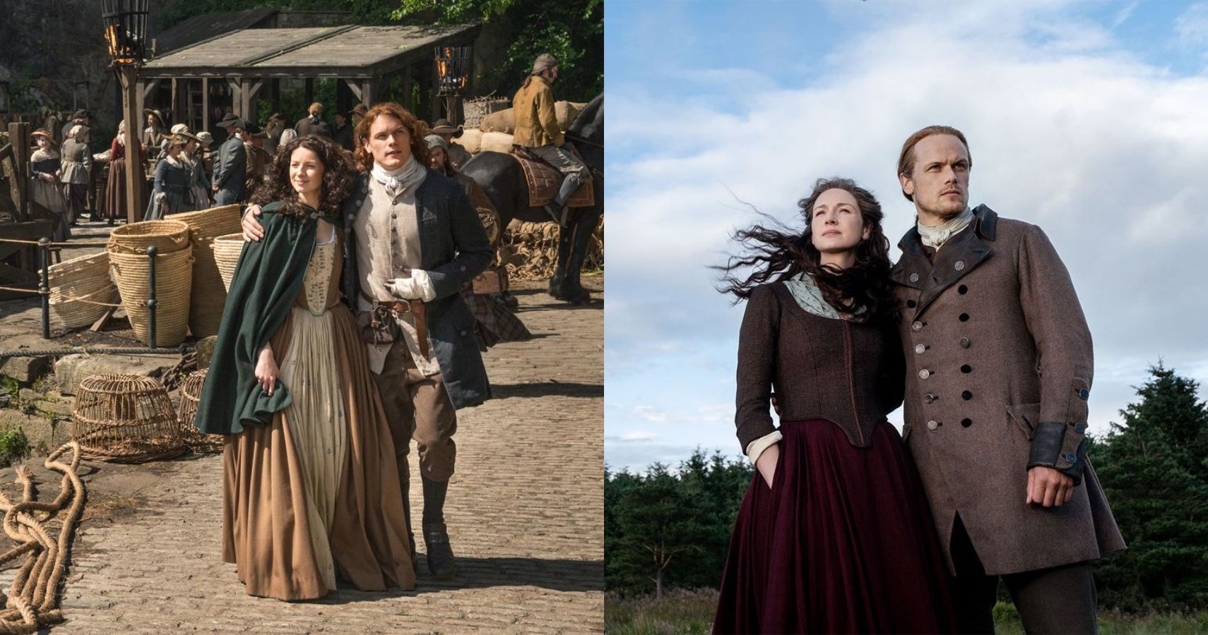 Outlander: Jamie & Claire's First & Last Scene In Each Season