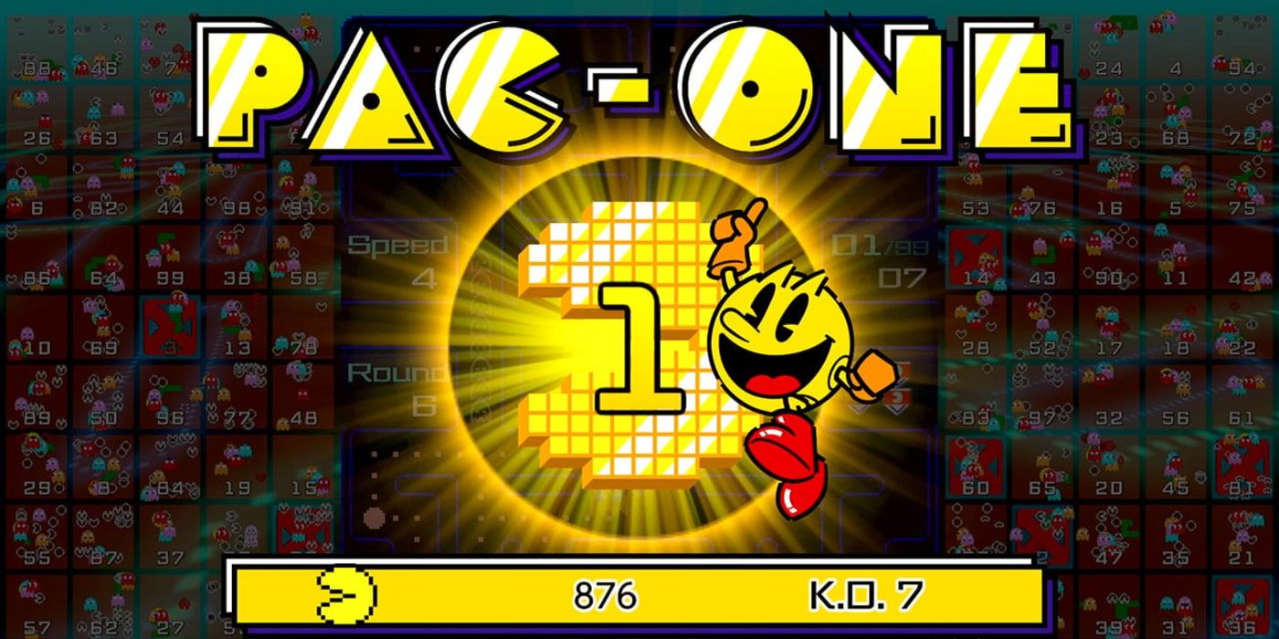 Pac-Man 99 victory screen