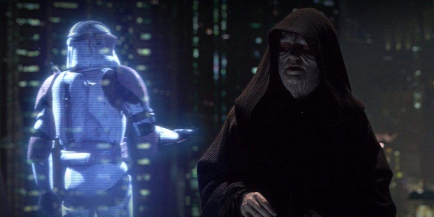 Palpatine executes Order 66 in Revenge of the Sith