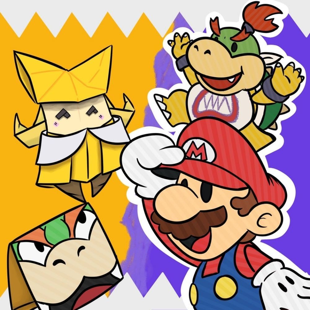 Make Origami BOWSER & Goomba from Paper Mario the Origami King 