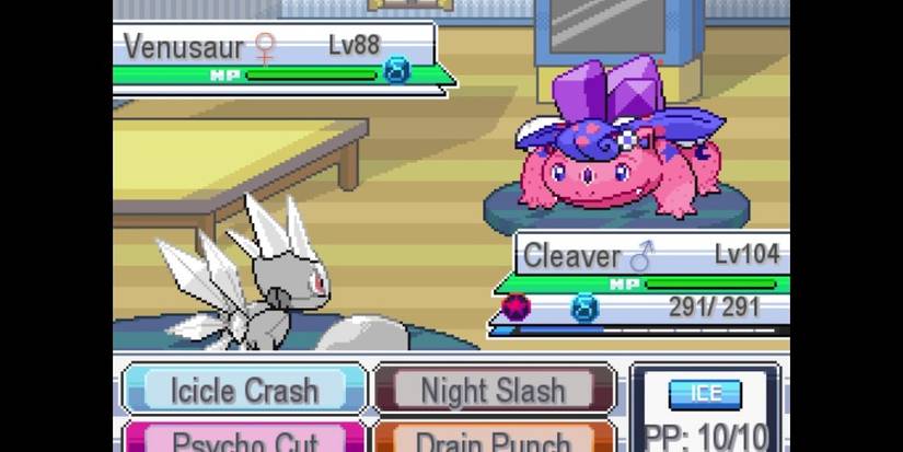 Delta Scizor battles Delta Venusaur in Pokemon Insurgence