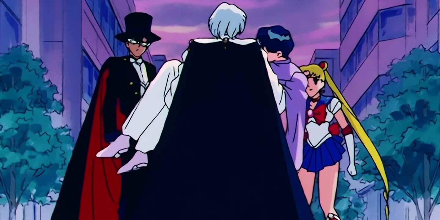 Prince Dimande holds a dead Saphir in Sailor Moon episode 86