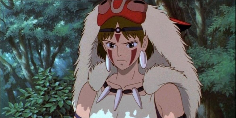 San ready to protect the forest in Princess Mononoke