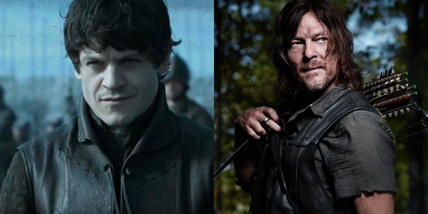 Ramsay Bolton from Game of Thrones and Daryl Dixon from The Walking Dead