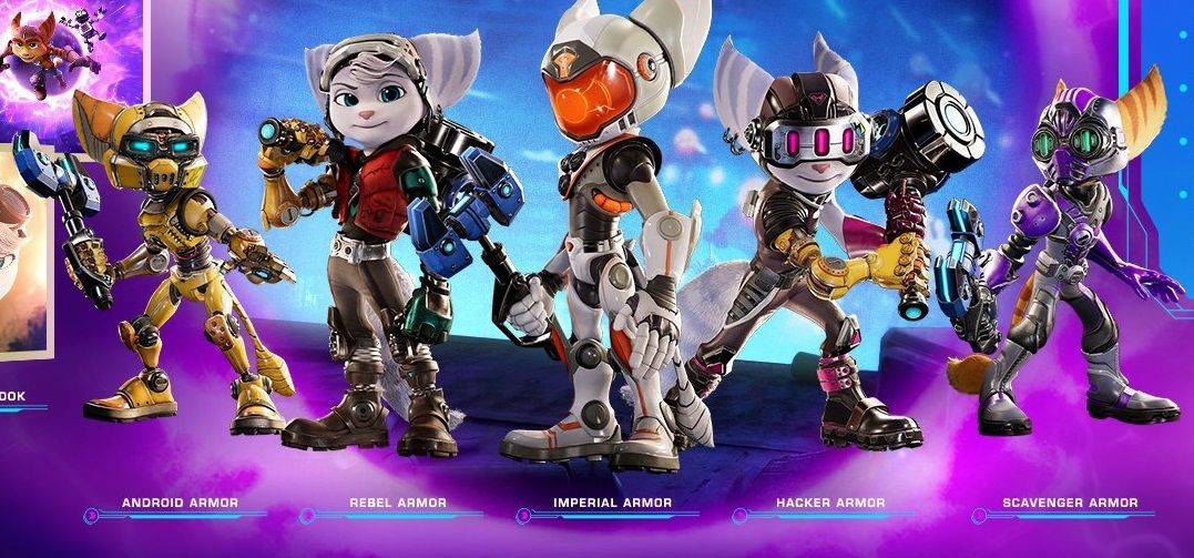 Ratchet & Clank: Rift Apart’s Exclusive Deluxe Edition Armor Pieces
