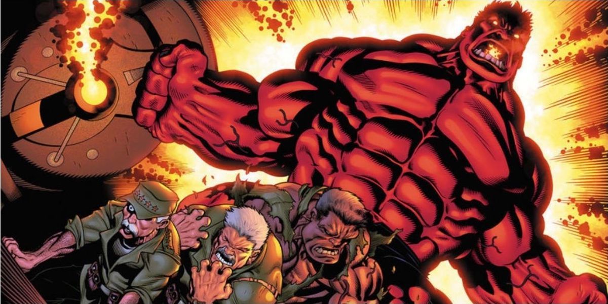 Thunderbolt Ross becomes the Red Hulk