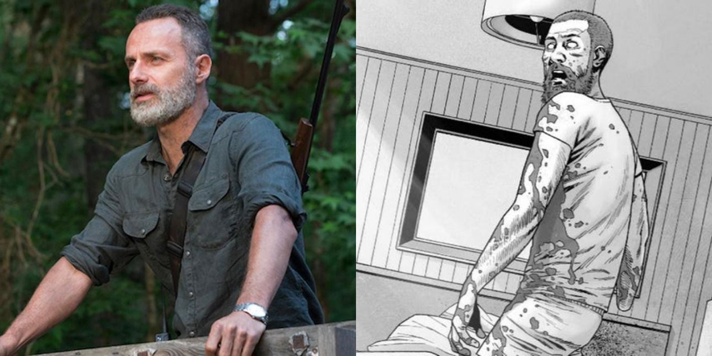 Rick Grimes death in The Walking Dead.