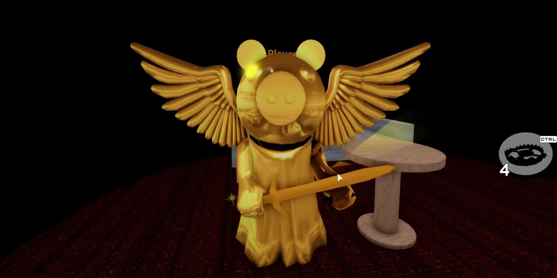 Roblox How To Unlock New Gold Piggy Skin Screen Rant - how to get golden wings roblox