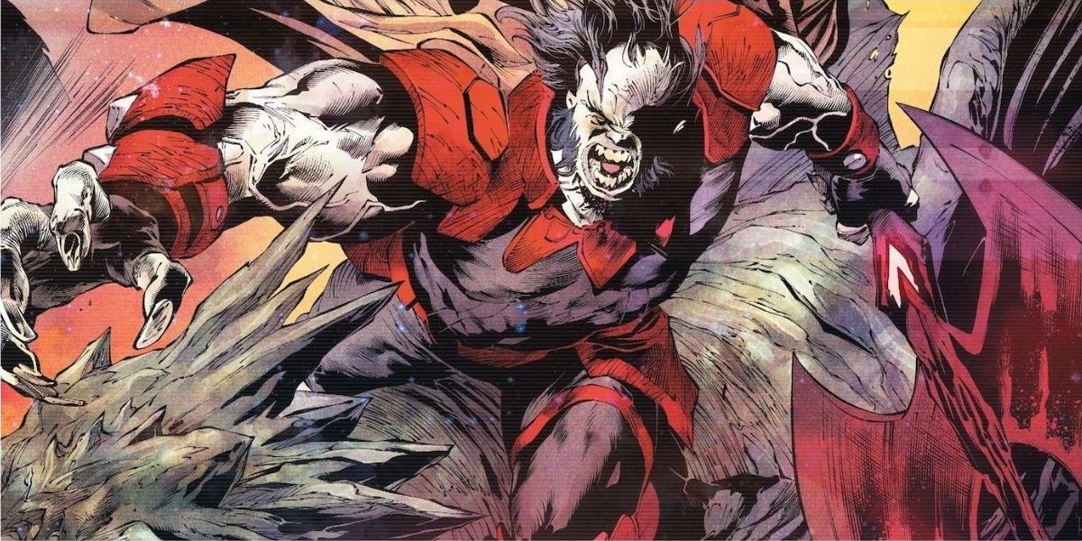 Rogol Zaar attacker Superman in his Fortress of Solitude