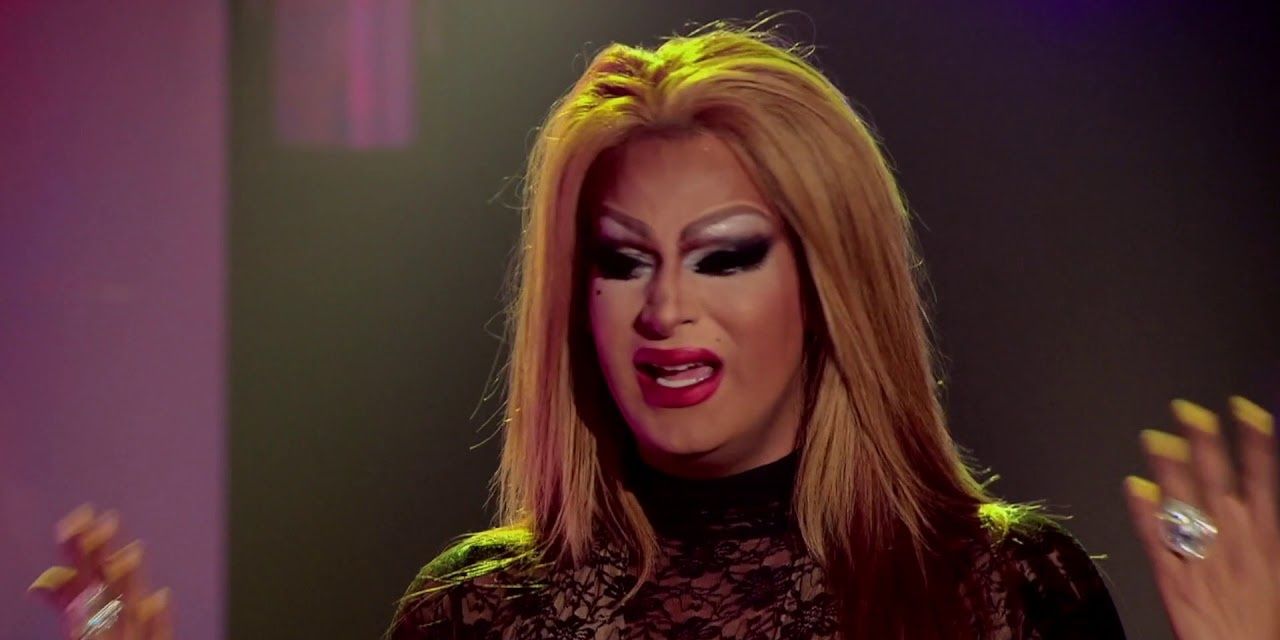 Roxxxy Andrews talks about &quot;chosen family&quot; on the runway of RuPaul's Drag Race.