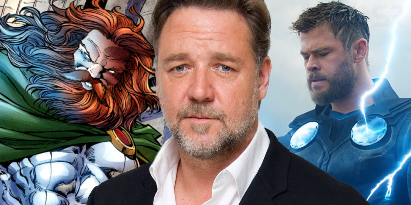 Thor 4 Trailer revela o visual do Zeus personagem do ator Russell Crowe