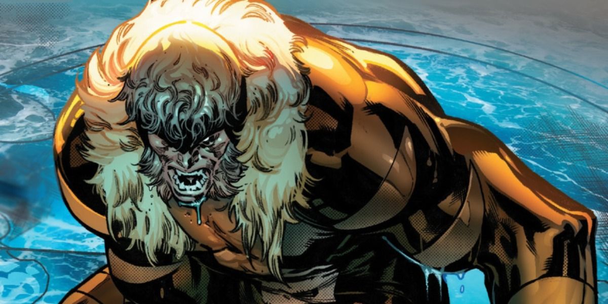 Sabretooth prepares for savage battle in Marvel comics.