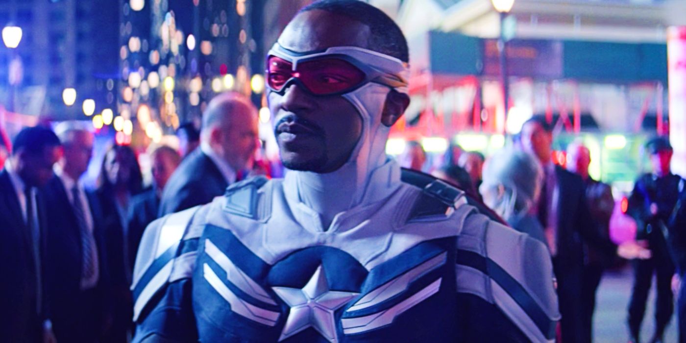 Sam as Captain America in Falcon and Winter Soldier Finale