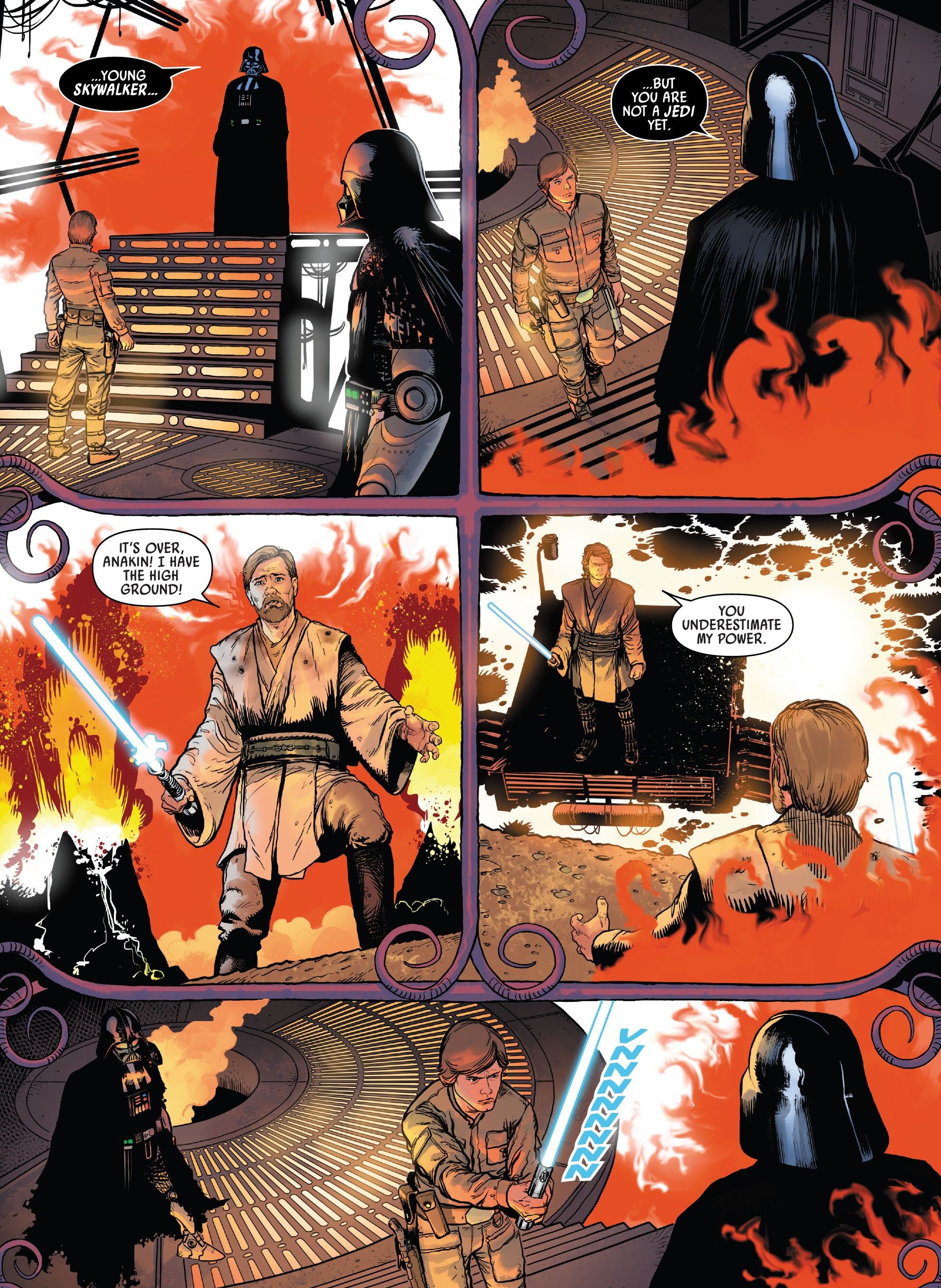 Save Vader 10 high ground luke skywalker darth vader