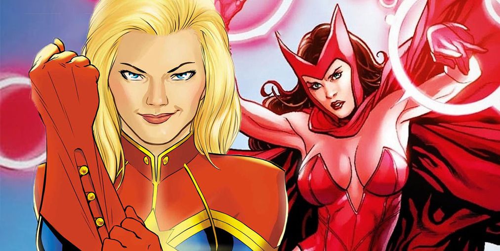 Scarlet Witch Captain Marvel Magic