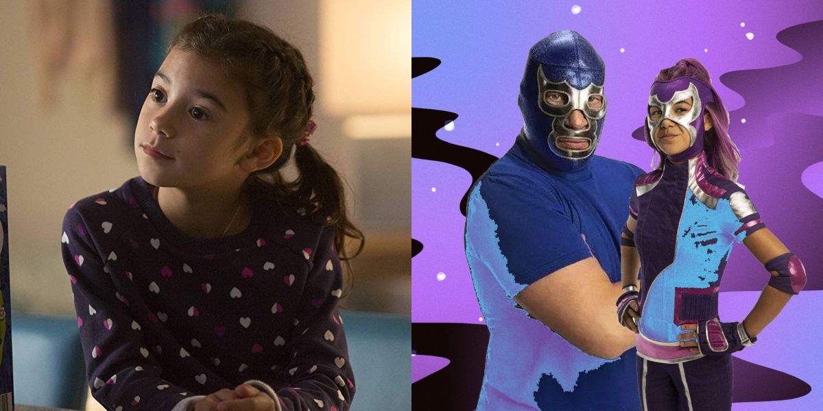 Estevez as Trixie in Lucifer and as superhero Ultra Violet 