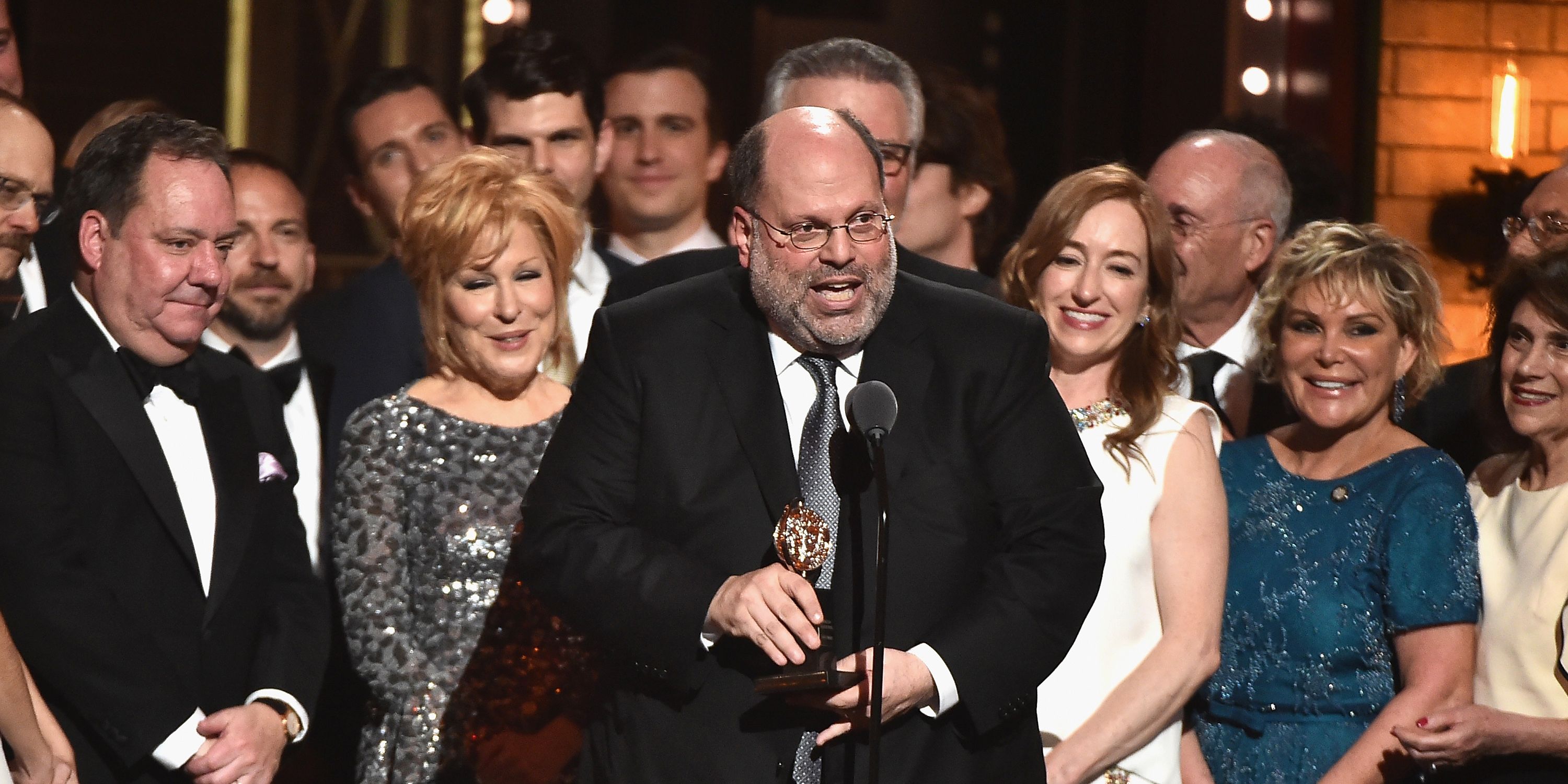 Scott Rudin delivering a speech at The Academy Awards