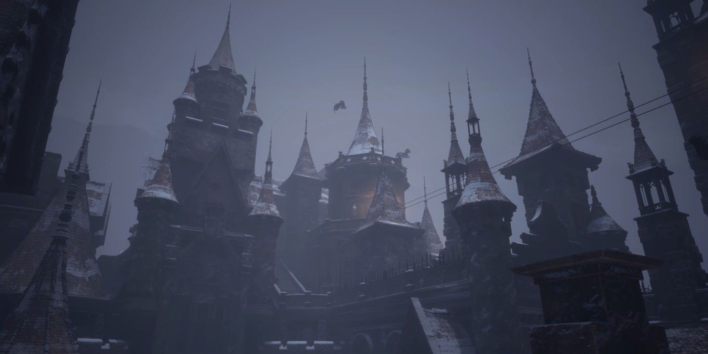 Resident Evil Village castle screenshot