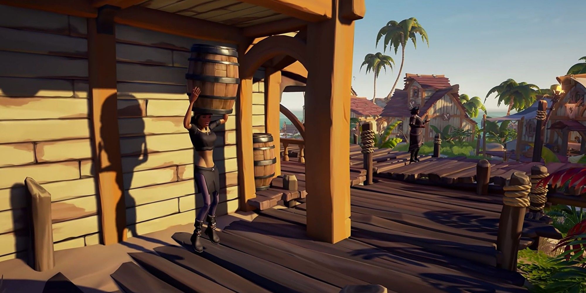 Sea of Thieves How to Best Use the Barrel Disguise Emote