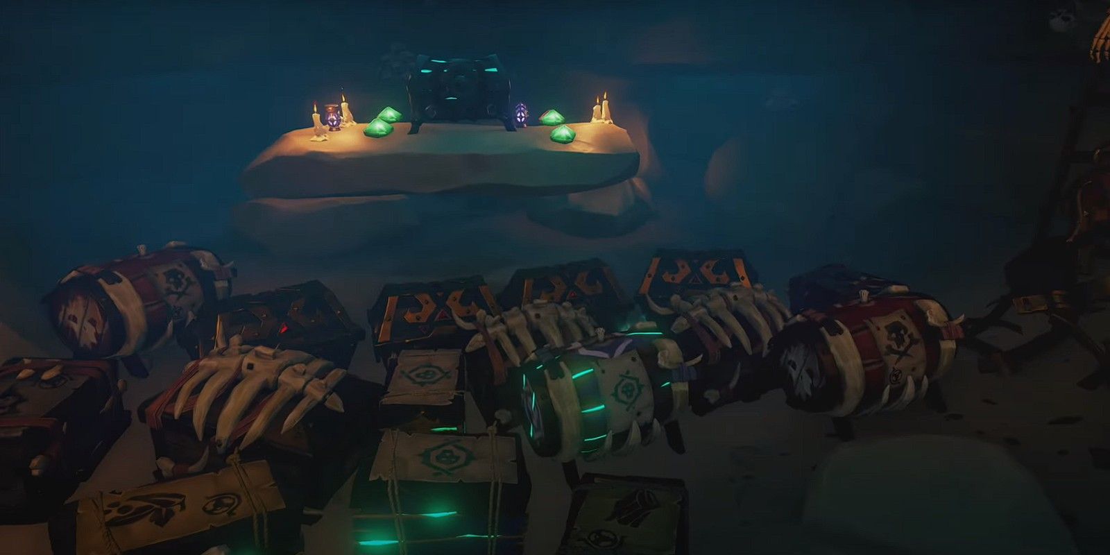 Rewards in the Fort of Fortune Vault in Sea of Thieves Season 2