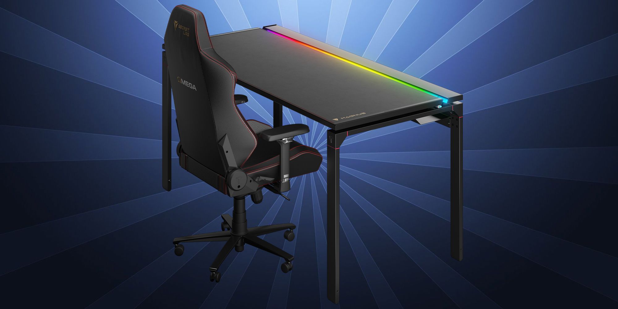 Secretlab Reveals Metal RGB Desk With Built-In Cable Management