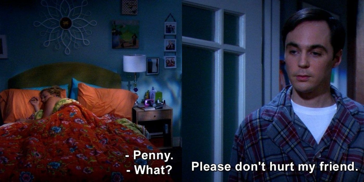 Sheldon asks penny not to hurt his friend on the big bang theory
