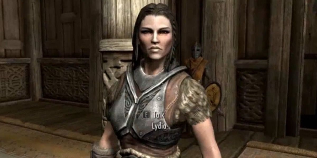 Skyrim — Lydia in Dragonsreach