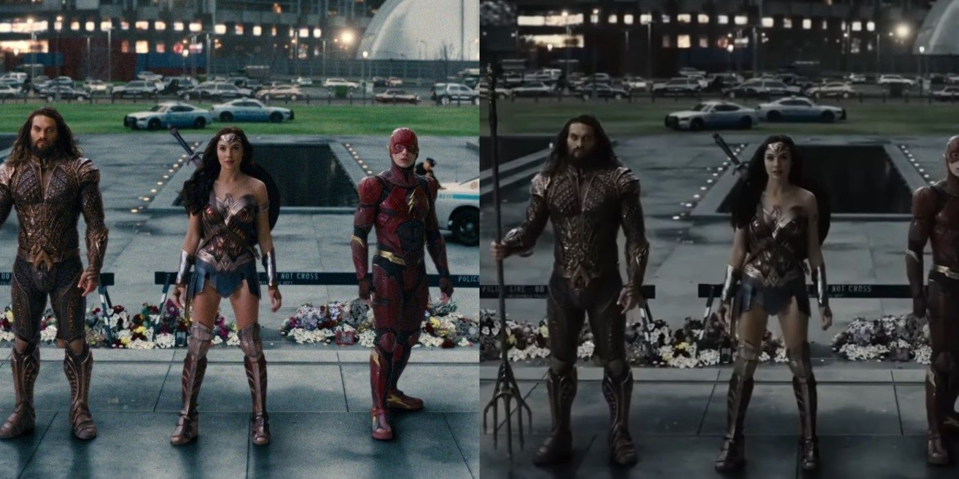 Snyder Cut lighting comparison