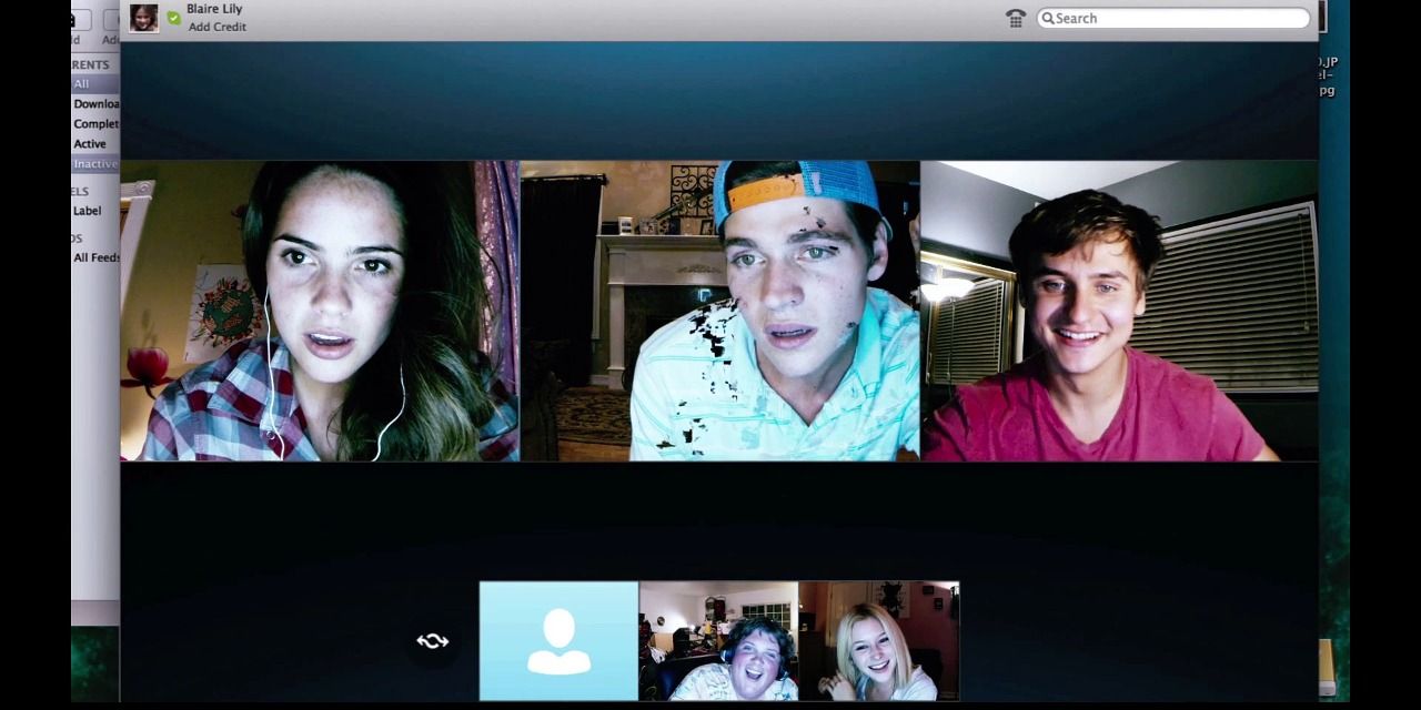 The Unfriended cast talking over video chat