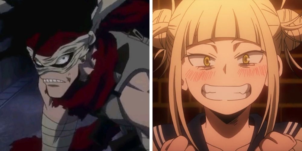Stain and Himiko Toga from the My Hero Academia anime.