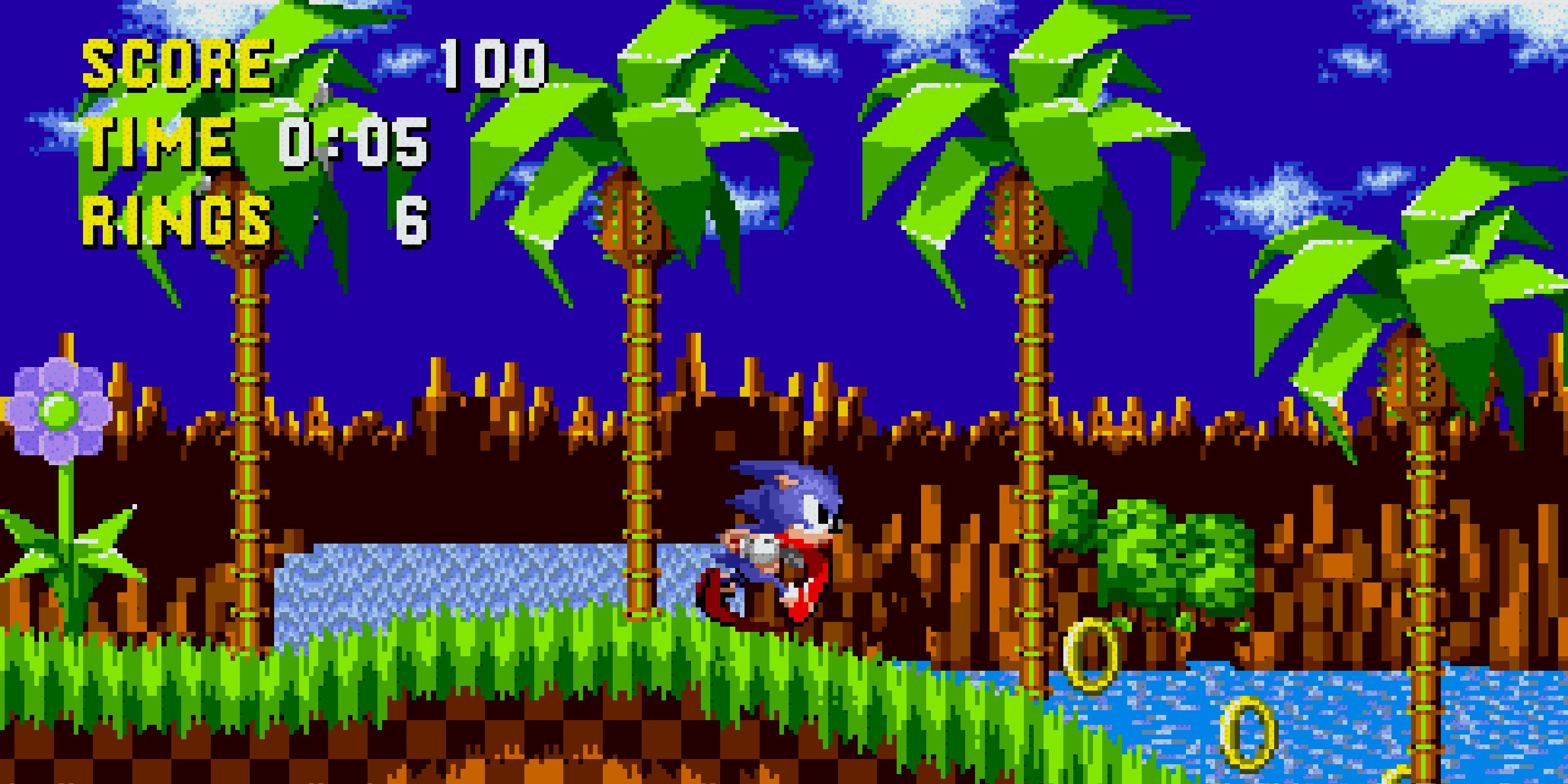 Sonic the Hedgehog Genesis Gameplay