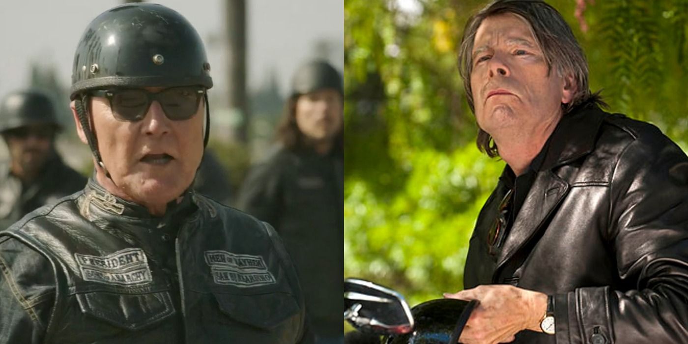 Robert Patrick and Stephen King on Sons of Anarchy.