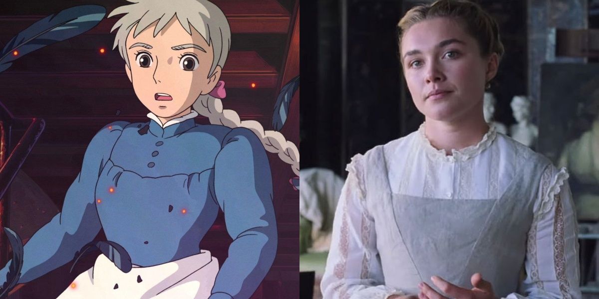 Sophie Hatter in Howl's Moving Castle and Florence Pugh in Little Women