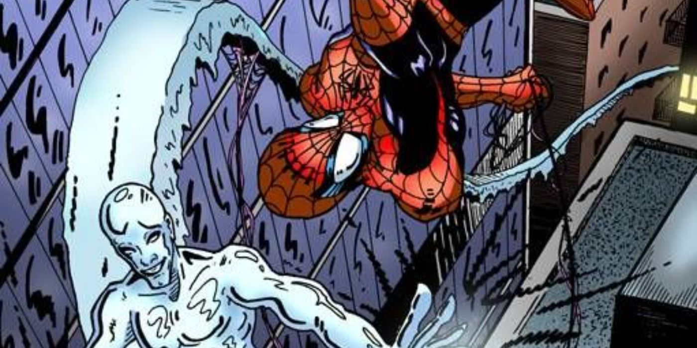 Spider-Man And Iceman in Marvel Comics.