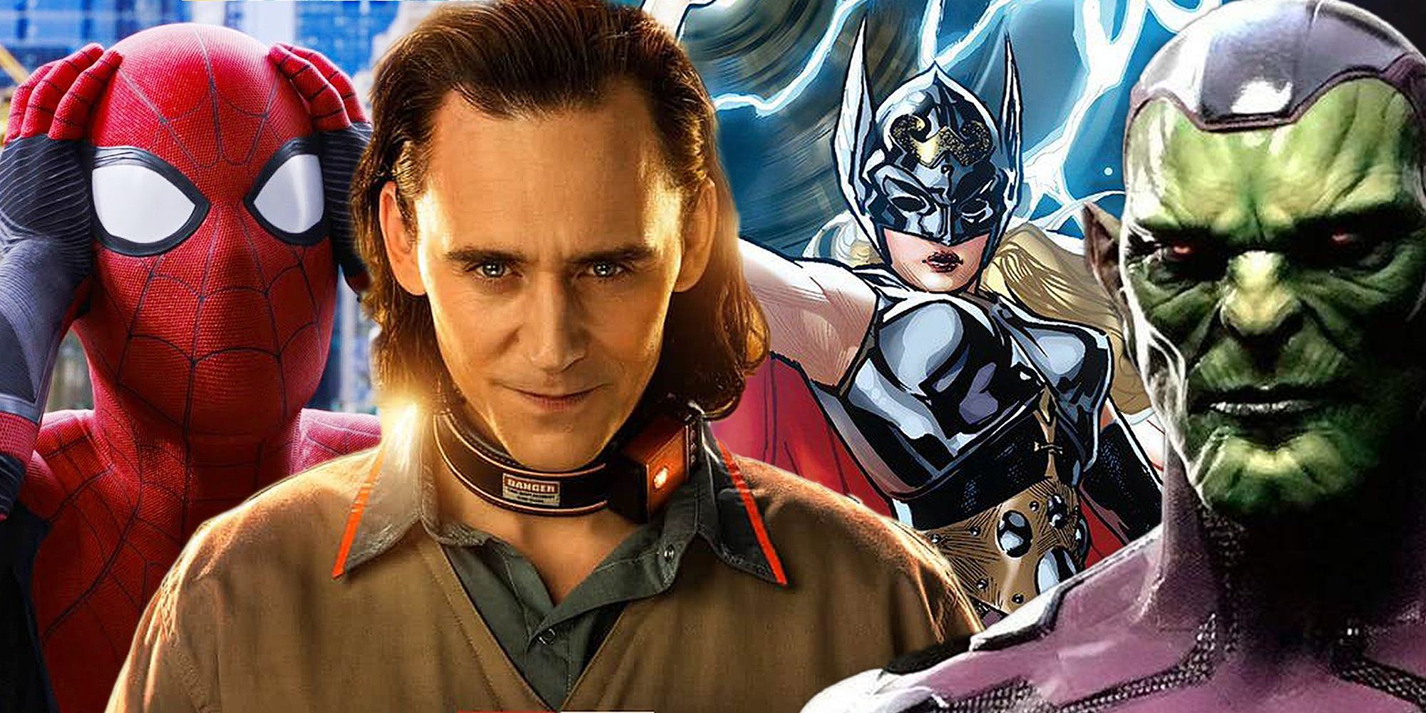 Spider-Man No Way Home, Loki, Thor Love and Thunder, and Secret Invasion in MCU Phase 4