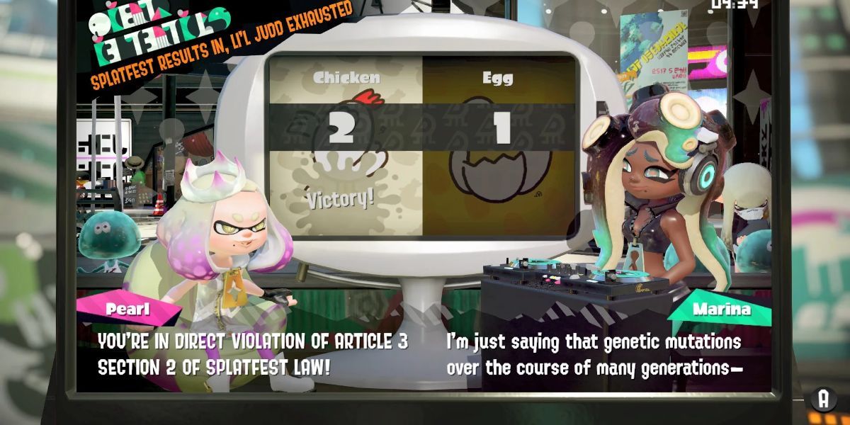 Pearl and Marina arguing with each other.