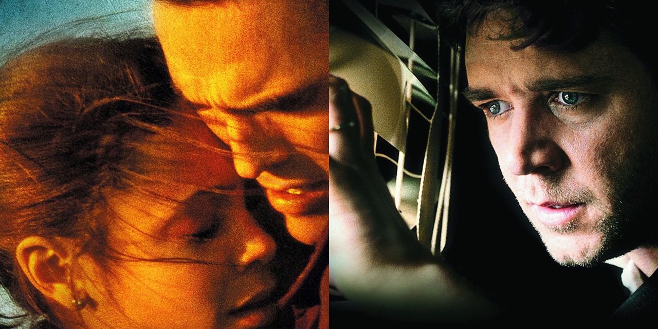 Split featured image of Crash and A Beautiful Mind posters