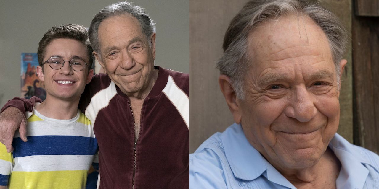 Split image of Pops from The Goldbergs