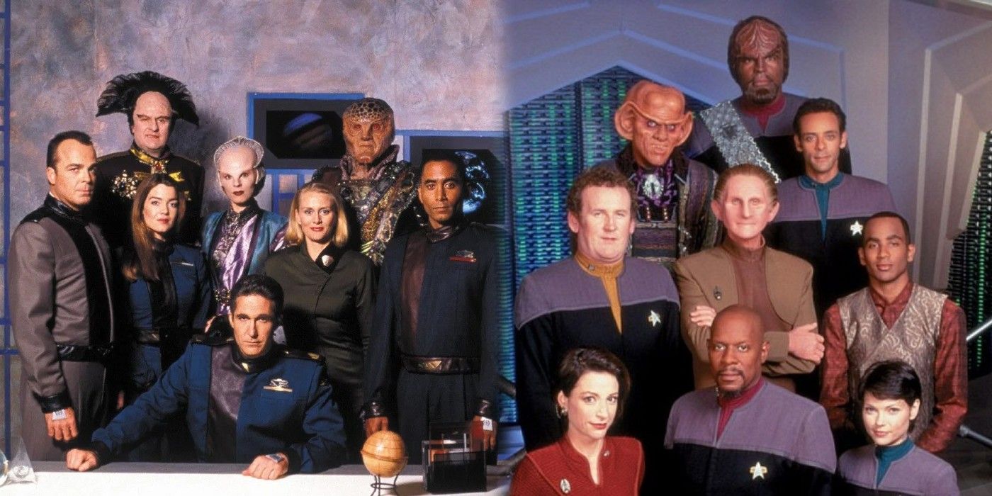 Star Trek Deep Space Nine And Babylon 5 Cast