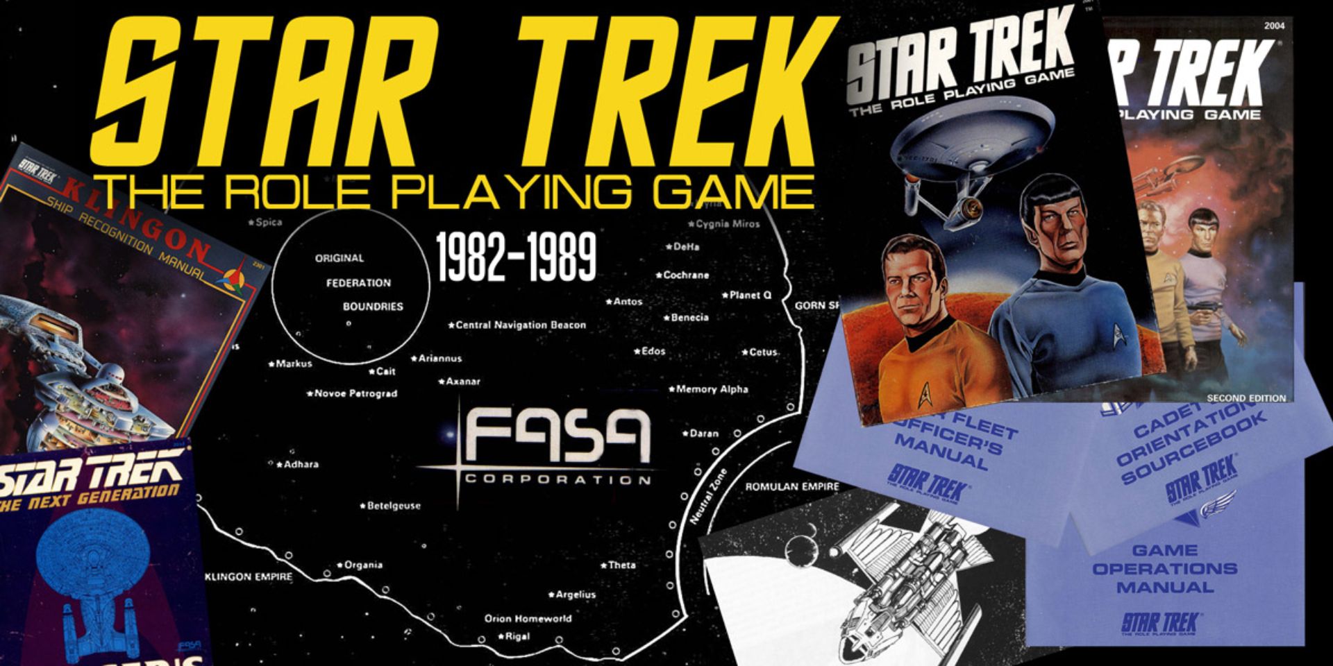 FASA Star Trek RPG Game Box Set Second Edition Role Playing store Game 2004 No Dice