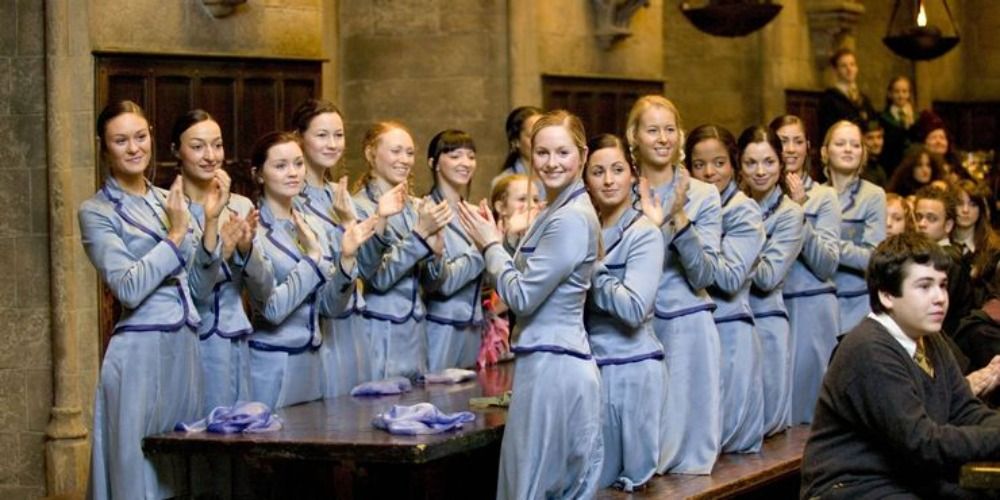 Students from Beauxbatons Academy of Magic